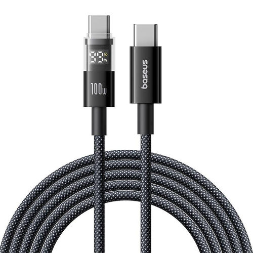 Baseus Power Display II (100W) USB Type-C (PD) Charging Cable (2m) for Phone / Tablet / Laptop