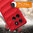Flexi Grip Defender Shockproof Case for Motorola Edge 60 Fusion - Red (Matte)