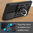 Heavy Duty Shockproof Case / Slide Camera Cover for Samsung Galaxy S25 Edge - Black