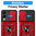 Heavy Duty Shockproof Case / Slide Camera Cover for Samsung Galaxy S25 Edge - Red