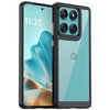 Hybrid Acrylic Tough Shockproof Case for Motorola Edge 60 Fusion - Black (Frame)