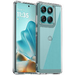Hybrid Acrylic Tough Shockproof Case for Motorola Edge 60 Fusion - Clear (Frame)