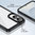 Hybrid Acrylic Tough Shockproof Case for Samsung Galaxy S25 Edge - Black (Frame)