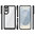 Hybrid Acrylic Tough Shockproof Case for Samsung Galaxy S25 Edge - Black (Frame)