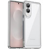 Hybrid Acrylic Tough Shockproof Case for Samsung Galaxy S25 Edge - Clear (Frame)