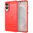 Flexi Slim Carbon Fibre Case for Samsung Galaxy S25 Edge - Brushed Red