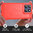 Flexi Slim Carbon Fibre Case for Motorola Edge 60 Fusion - Brushed Red