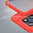 Flexi Slim Carbon Fibre Case for Motorola Edge 60 Fusion - Brushed Red