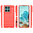Flexi Slim Carbon Fibre Case for Motorola Edge 60 Fusion - Brushed Red