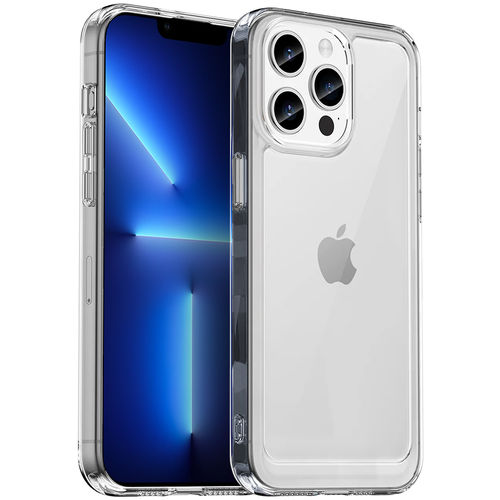 Hybrid Acrylic Tough Shockproof Case for Apple iPhone 13 Pro - Clear (Frame)
