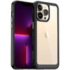 Hybrid Acrylic Tough Shockproof Case for Apple iPhone 13 Pro Max - Black (Frame)
