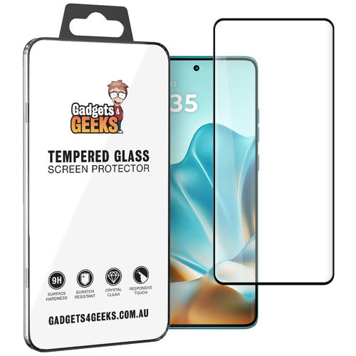 3D Curved Tempered Glass Screen Protector for Motorola Edge 60 / 60 Fusion / 60 Pro - Black