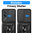 Heavy Duty Shockproof Case / Slide Camera Cover for Oppo A80 5G - Black