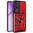 Heavy Duty Shockproof Case / Slide Camera Cover for Oppo A80 5G - Red