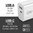 (30W) Dual USB / Type-C (PD 3.0) Wall Charger / Power Adapter for Phone / Tablet