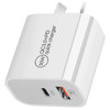 (30W) Dual USB / Type-C (PD 3.0) Wall Charger / Power Adapter for Phone / Tablet