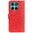 Leather Wallet Case & Card Holder Pouch for Motorola Edge 60 Fusion - Red
