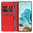 Leather Wallet Case & Card Holder Pouch for Motorola Edge 60 Fusion - Red