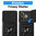 Heavy Duty Shockproof Case / Slide Camera Cover for Oppo A5 Pro 5G - Black
