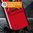 Heavy Duty Shockproof Case / Slide Camera Cover for Oppo A5 Pro 5G - Red