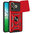 Heavy Duty Shockproof Case / Slide Camera Cover for Oppo A5 Pro 5G - Red