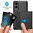 Tough Armour Slide Case & Card Holder for Samsung Galaxy S25 Edge - Black