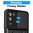 Heavy Duty Shockproof Case / Slide Camera Cover for Motorola Moto G82 - Black