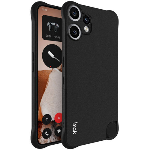 Imak Flexi Shock (Sandy Feel) Case for Nothing CMF Phone 2 Pro - Black (Matte)
