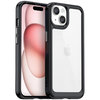 Hybrid Acrylic Tough Shockproof Case for Apple iPhone 15 - Black (Frame)