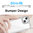Hybrid Acrylic Tough Shockproof Case for Apple iPhone 15 - Clear (Frame)