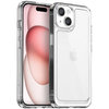 Hybrid Acrylic Tough Shockproof Case for Apple iPhone 15 - Clear (Frame)
