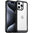 Hybrid Acrylic Tough Shockproof Case for Apple iPhone 15 Pro - Black (Frame)
