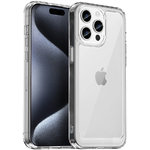 Hybrid Acrylic Tough Shockproof Case for Apple iPhone 15 Pro - Clear (Frame)