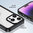 Hybrid Acrylic Tough Shockproof Case for Apple iPhone 14 Pro Max - Black (Frame)