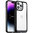 Hybrid Acrylic Tough Shockproof Case for Apple iPhone 14 Pro Max - Black (Frame)