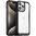 Hybrid Acrylic Tough Shockproof Case for Apple iPhone 15 Pro Max - Black (Frame)