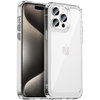 Hybrid Acrylic Tough Shockproof Case for Apple iPhone 15 Pro Max - Clear (Frame)