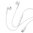 Baseus Encok CZ19 (Semi-In-Ear) Type-C Wired Earphones - White