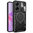 Slim Armour Shockproof Case / Slide Camera / Finger Ring Holder for Oppo A78 5G - Black