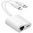 (2-in-1) Lightning / USB Type-C to RJ45 Ethernet Adapter Cable for Phone / Tablet