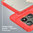 Flexi Slim Carbon Fibre Case for Motorola Edge 60 Pro - Brushed Red