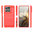 Flexi Slim Carbon Fibre Case for Motorola Edge 60 Pro - Brushed Red