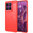 Flexi Slim Carbon Fibre Case for Motorola Edge 60 Pro - Brushed Red
