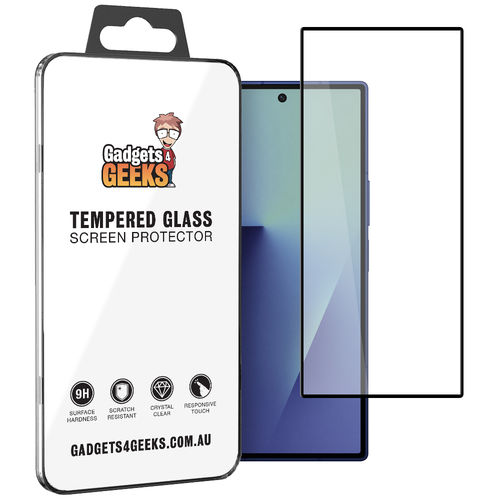 9H Tempered Glass (Front) Screen Protector for Samsung Galaxy Z Fold7 - Black