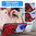 Slim Armour Shockproof Case / Finger Ring Stand for Samsung Galaxy Z Flip7 - Red