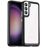 Hybrid Acrylic Tough Shockproof Case for Samsung Galaxy S23+ (Black) Frame