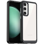 Hybrid Acrylic Tough Shockproof Case for Samsung Galaxy S23 FE - Black (Frame)