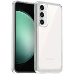Hybrid Acrylic Tough Shockproof Case for Samsung Galaxy S23 FE - Clear (Frame)