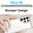 Hybrid Acrylic Tough Shockproof Case for Samsung Galaxy S23 Ultra - Clear (Frame)