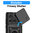 Heavy Duty Shockproof Case / Slide Camera Cover for Motorola Edge 60 Pro - Black